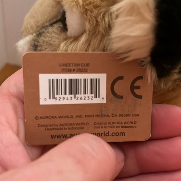 Aurora Cheetah Cub Miyoni plush. stuffed animal - Picture 8 of 10